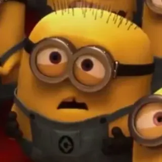 🍌 Minion Despicable Me Minion, Despicable Me, Kartun, Karakter, Lucu telegram sticker