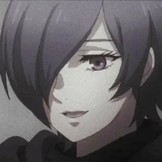 🍙 Touka Kirishima Tokyo Ghoul anime, manga, tokyo ghoul, touka kirishima, ghoul, character, girl, female telegram sticker