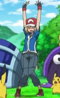 😝 Ash Ketchum Pokemon покемон, эш кетчум, аниме, пикачу whatsapp sticker