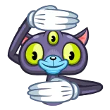 🙈 Alien, Kucing, Kartun, Lucu, Imut, Stiker telegram sticker