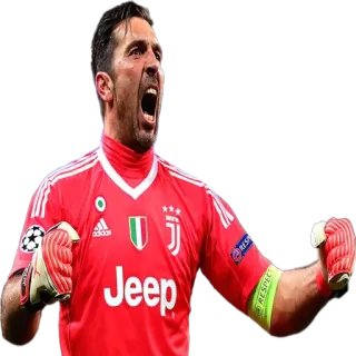 🎉 Gianluigi Buffon fútbol, portero, deporte, fútbol, Buffon telegram sticker