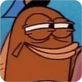 😴 spongebob, cartoon, meme, fish, funny, humor whatsapp sticker