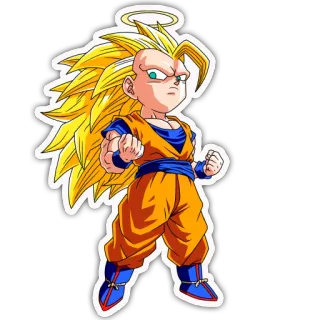 🔥 Gotenks Dragon Ball Z Anime, Cartone animato, Personaggio, Manga, Gotenks, Dragon Ball Z telegram sticker