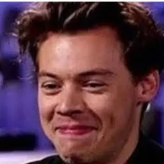 😂 Harry Styles celebrity, singer, man, portrait, person telegram sticker
