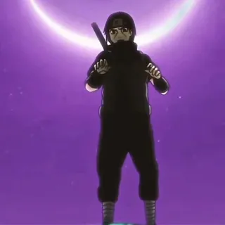 🗡️ Itachi Naruto Итачи, Наруто, Аниме, Ниндзя, Манга, Меч telegram sticker