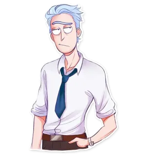 😐 Rick Sanchez Rick and Morty Rick, Rick Sanchez, Rick and Morty, kartun, ilmuwan, animasi telegram sticker