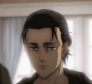 ๐ Eren Yeager Attack on Titan anime, eren yeager, attack on titan, manga, character, aot telegram sticker