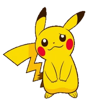 🤷♂ Pikachu Pikachu, pokemon, cartoon, yellow, cute, anime telegram sticker