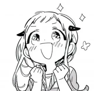 🔗 anime, manga, cartoon, cute, girl, character telegram sticker