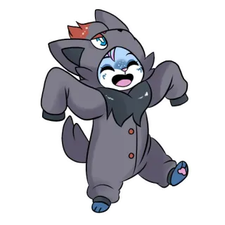 😸 Zeraora Pokémon telegram sticker