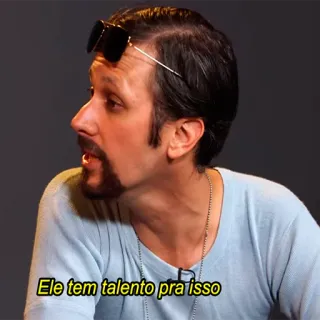 🕺 Ele tem talento pra isso hombre, gafas de sol, retrato, interior, adulto, persona telegram sticker