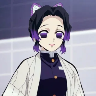 🥺 Shinobu Kocho Demon Slayer Anime, Demon Slayer, Shinobu Kocho, Borboleta, Personagem, Mangá, Ficção telegram sticker