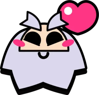❤️ Gale Brawl Stars 비디오 게임, 브롤스타즈, 게일, 캐릭터, 스티커, 귀여운, 사랑 telegram sticker