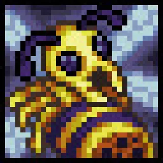 🐝 insecto, pixel art, abeja, avispa, bicho telegram sticker