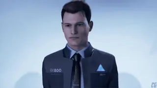 😵 Connor Detroit: Become Human Android, Detective, Intelligenza artificiale, RK800, Gioco telegram sticker
