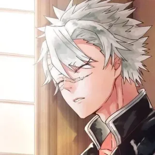 Санеми Шинадзугава 🤍 @Nezukooo_uwu :: @fStikBot whatsapp stickers