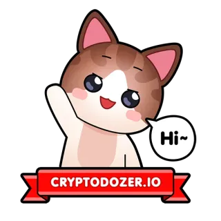 ✋ CRYPTODOZER.IO cat, crypto, game, dozer, cute telegram sticker