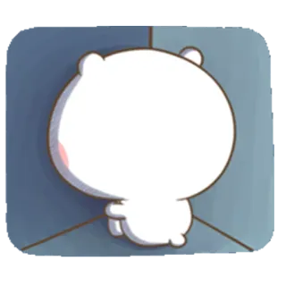 😓 süß, tier, bär, aufkleber, eisbär, cartoon telegram sticker