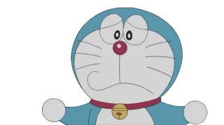 ☹ Doraemon doraemon, animé, chat, robot, dessin animé, triste whatsapp sticker