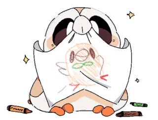 🎨 art, dessin, mignon, sticker, pokemon, anime telegram sticker