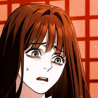 💐 Anime, Mulher, Ilustração, Retrato, Desenho animado whatsapp sticker