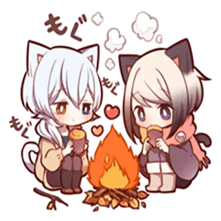 AUTUMN KITTEN telegram stickers