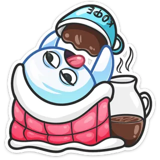 ☕ КОФЕ kopi, kucing, kawaii, imut, minuman, minuman, kartun whatsapp sticker