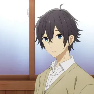 🌚 Izumi Miyamura Horimiya Anime, Manga, Chico, Personaje, Escuela, Casual telegram sticker
