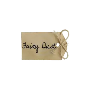 🔖 Fairy Dust Fee, Staub, Magie, Glitzer, Geschenk whatsapp sticker