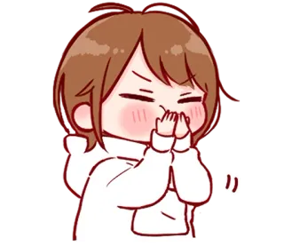 😘 Chibi, Carino, Kawaii, Anime, Manga, Ragazza, Sticker telegram sticker