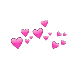 🤗 hati, merah muda, cinta, emoji, hati-hati telegram sticker