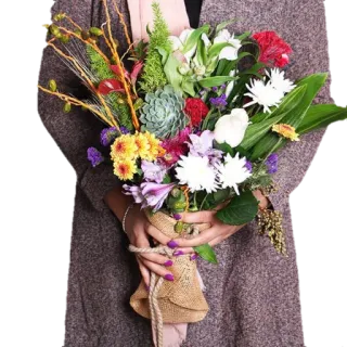 💐 blumen, strauß, blumengesteck, geschenk, feier telegram sticker