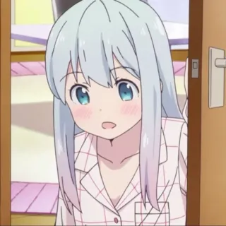 😧 アニメ, 女の子, 可愛い, 漫画, キャラクター telegram sticker