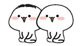 🍢 漫画, 可愛い, カワイイ, 友達, 幸せ telegram sticker