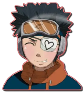 ☺️ Obito Uchiha Naruto anime, manga, Obito, Uchiha, Naruto telegram sticker