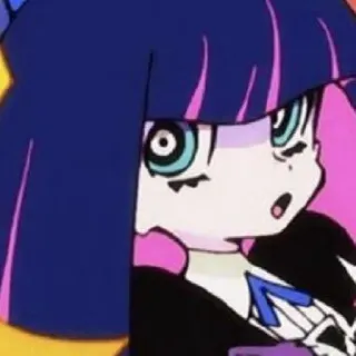 😒 Stocking Anarchy Panty & Stocking with Garterbelt Anime, Desenho animado, Stocking Anarchy, Panty & Stocking with Garterbelt, Fanart telegram sticker