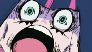 😱 anime, chocado, expressão, desenho animado whatsapp sticker