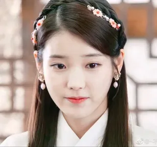 😊 donna, coreana, ritratto, acconciatura, bellezza, attore telegram sticker