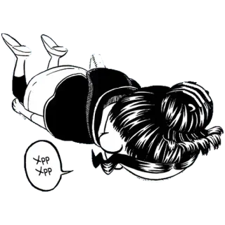 😶 Xpp anime, character, cartoon, comic whatsapp sticker