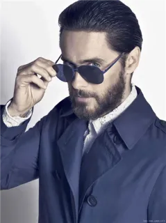 😎 jared leto, okulary przeciwsłoneczne, celebryta, aktor, piosenkarz, moda, portret telegram sticker