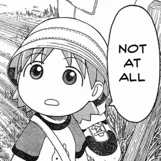 🍀 NOT AT ALL Anime, Mangá, Fofo, Personagem whatsapp sticker