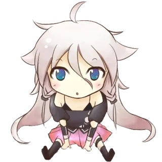 😗 アニメ, ちび, カートゥーン, かわいい, 可愛い, キャラクター telegram sticker