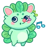 😗 การ์ตูน, น่ารัก, สัตว์, สติกเกอร์, คาวาอิ, ภาพประกอบ telegram sticker