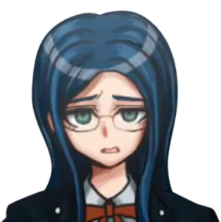 😒 Tsumugi Shirogane Danganronpa Anime, Manga, Postać, Tsumugi Shirogane, Danganronpa whatsapp sticker