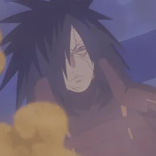 🌑 Madara Uchiha Naruto Anime, Bösewicht, Uchiha, Madara, Ninja, Manga telegram sticker