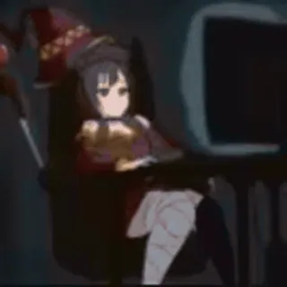 🇯🇵 Megumin Konosuba anime, megumin, konosuba, waifu, magier, sticker telegram sticker