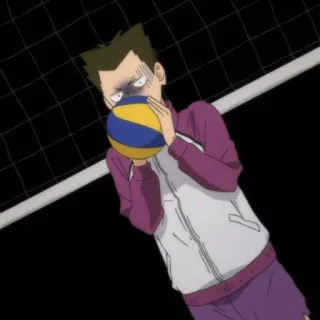 🤡 Anime, Siatkówka, Sport, Kreskówka, Haikyuu telegram sticker