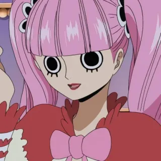 🐰 Perona One Piece Anime, Manga, Perona, One Piece, Personaggio whatsapp sticker