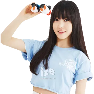 😄 ize donna, ritratto, coreana, persona, ragazza, asiatica, carina whatsapp sticker