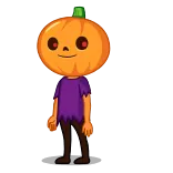 Pumpkin Man whatsapp stickers